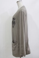 画像2: PUTUMAYO / 紋章刺繍カーデ  サンドベージュ H-26-04-17-032-PT-TO-AK-ZH (2)