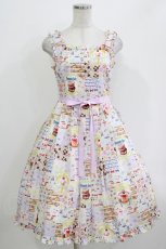 画像1: Emily Temple cute / Anniversary Patchworkキャミソールワンピース  pop(ピンクベース) H-26-04-17-004-ET-OP-KB-ZH (1)