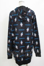 画像3: NieR Clothing / 総柄ZIPパーカー F 黒 H-26-04-17-034-PU-TO-AK-ZH (3)