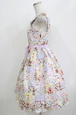 画像2: Emily Temple cute / Anniversary Patchworkキャミソールワンピース  pop(ピンクベース) H-26-04-17-004-ET-OP-KB-ZH (2)