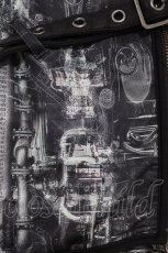画像3: Ozz Croce / プリントチューブトップ  グレー×黒 H-26-04-17-035-OO-TO-AK-ZH (3)