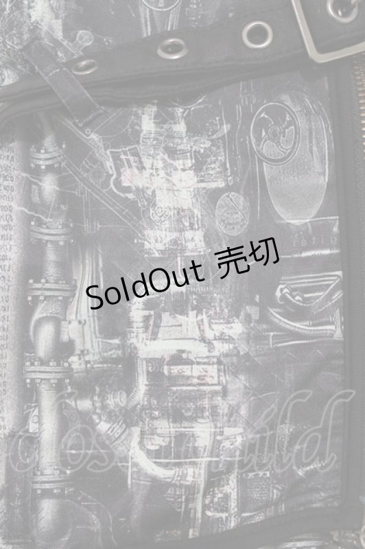 画像3: Ozz Croce / プリントチューブトップ  グレー×黒 H-26-04-17-035-OO-TO-AK-ZH (3)