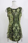 画像3: Ozz Croce / 総柄タンクトップ  緑 H-26-04-17-036-OO-TO-AK-ZH (3)