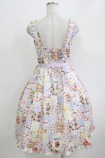 画像3: Emily Temple cute / Anniversary Patchworkキャミソールワンピース  pop(ピンクベース) H-26-04-17-004-ET-OP-KB-ZH (3)