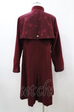 画像2: axes femme / ミリタリー風連釦コート M ワイン H-26-04-17-1037-AX-CO-NS-ZT0419J (2)