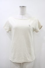 画像1: an another angelus / ロゴ刺繍フレンチスリーブT Free IVORY H-26-04-17-1040-CA-TS-NS-ZH (1)