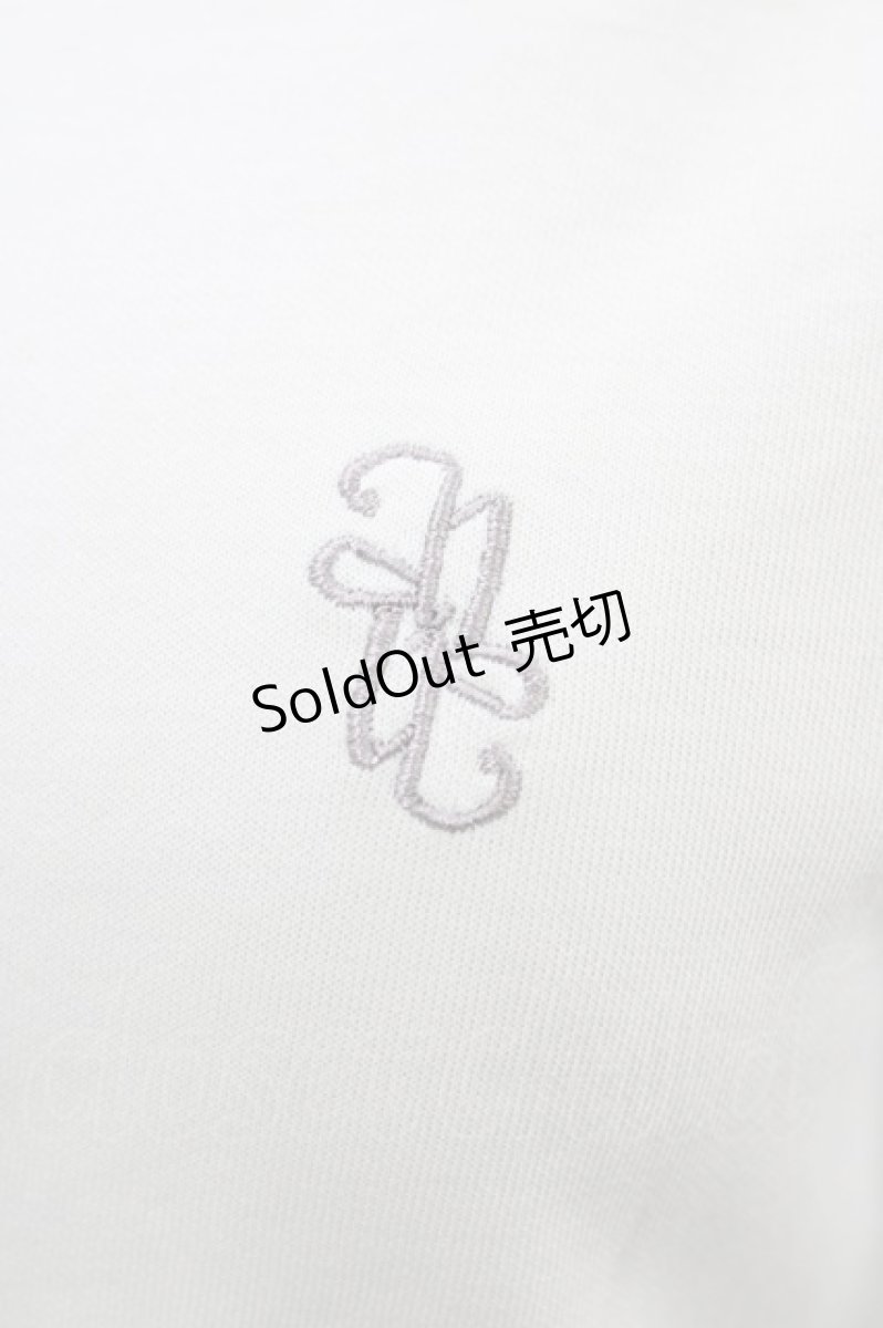 画像3: an another angelus / ロゴ刺繍フレンチスリーブT Free IVORY H-26-04-17-1040-CA-TS-NS-ZH (3)
