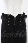 画像3: axes femme / コルセットベルトデザインパンツ M ブラック H-26-04-17-1008-AX-PA-NS-ZH (3)