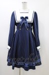画像1: Amavel / Message Ribbonスクエアセーラーワンピース Free ネイビー H-26-04-17-1016-CA-OP-NS-ZH (1)