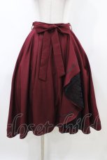 画像1: axes femme / ラッフルフリルスカート M ワイン H-26-04-17-1022-AX-SK-NS-ZH (1)