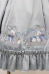 画像3: Amavel / Candy Rabbit リボンスカート Free サックス H-26-04-17-1023-CA-SK-NS-ZH (3)
