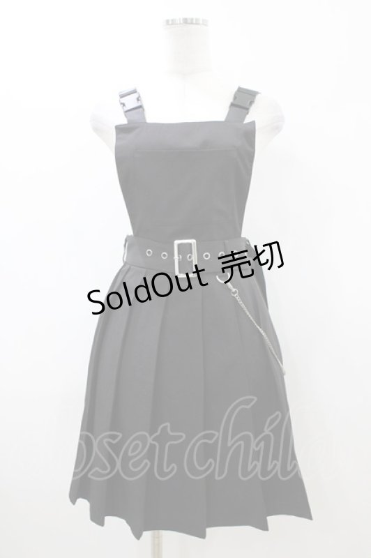 画像1: Jamie エーエヌケー / サロペット M ブラック H-26-04-17-1024-LO-OP-NS-ZH (1)