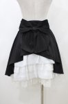 画像2: Secret Honey / バックリボンスカート Free ブラック H-26-04-17-1025-CA-SK-NS-ZH (2)