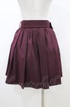 画像2: Jamie エーエヌケー / ドラゴンPTプリーツスカート M ワイン H-26-04-17-1026-LO-SK-NS-ZH (2)