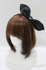画像1: MILK / リボンカチューシャ  ブラック H-26-04-17-059-ML-AC-KB-ZH (1)