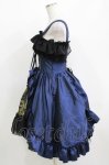 画像2: ATELIER PIERROT / Secret Chamber Corset 　ジャンパースカート  紺 H-26-04-17-006-EL-OP-AK-ZH (2)