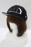 画像1: KRY CLOTHING / 刺繍キャップ  黒 H-26-04-17-063-EL-AC-KB-ZH (1)