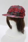 画像1: MILKBOY / SEE THRU CAP  レッドチェック H-26-04-17-064-MB-AC-KB-ZH (1)