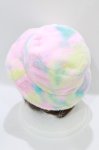 画像2: LAND by MILK BOY / COTTON CANDY HAT  レインボー H-26-04-17-065-PU-AC-KB-ZH (2)