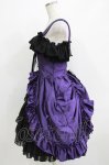 画像2: ATELIER PIERROT / バッスルコルセットジャンパースカート  紫 H-26-04-17-007-EL-OP-AK-ZH (2)
