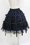 画像3: Moi-meme-Moitie / 十字架フロッキー鳥籠スカート  黒×青 H-26-04-17-009-MO-SK-AK-ZH (3)