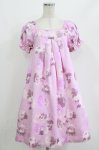 画像1: Emily Temple cute / スポンジフラワーパフワンピース  ピンク H-26-04-17-014-ET-OP-KB-ZH (1)