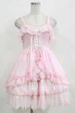画像1: Vallee lys / Magical Fairylandジャンパースカート  ピンク H-26-04-17-015-GO-OP-AK-ZH (1)