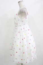 画像2: MILK / ハートキャンディBabydoll  ホワイト×キャンディハート H-26-04-17-016-ML-OP-KB-ZH (2)