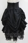 画像3: ATELIER PIERROT / バッスルコルセットスカート  黒 H-26-04-17-021-EL-SK-AK-ZH (3)