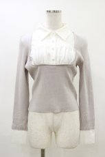 画像1: An MILLE / シャツドッキングニット Free ピンク H-26-04-18-005-EL-TO-NS-ZH (1)