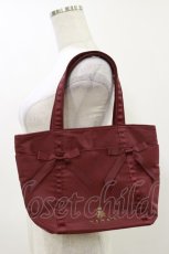 画像1: m petit by misako / NINA'S/トートバッグ  ワイン H-26-04-18-052-LO-BG-NS-ZH (1)