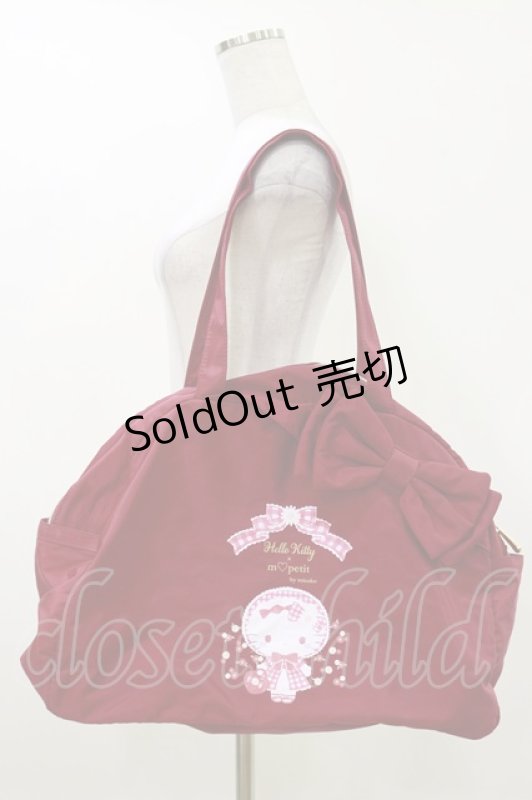 画像1: m petit by misako / ハローキティ/ボストンバッグ  レッド H-26-04-18-059-LO-BG-NS-ZH (1)