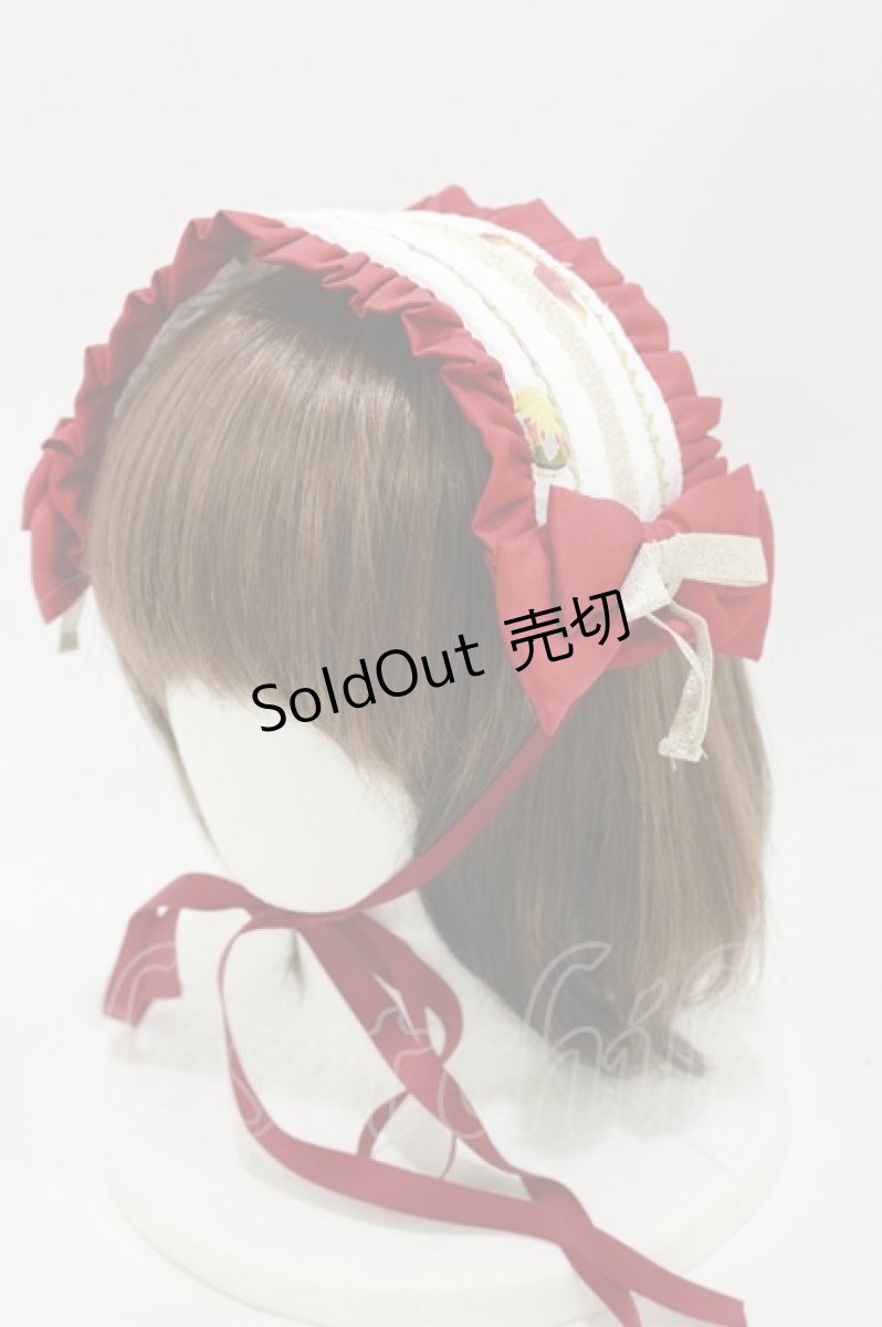 画像1: metamorphose / 乙女の白昼夢ヘッドドレス  白 H-26-04-18-073-ME-AC-YZ-ZH (1)