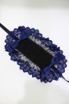 画像3: Moi-meme-Moitie / クロスアーチレースツイルヘッドドレス  黒×青 H-26-04-18-1001-MO-AC-KB-ZH (3)