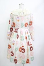 画像3: Leur Getter / Pastel Donuts袖付きワンピース M グレー H-26-04-18-1020-LU-OP-KB-ZH (3)