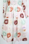画像5: Leur Getter / Pastel Donuts袖付きワンピース M グレー H-26-04-18-1020-LU-OP-KB-ZH (5)