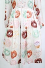 画像5: Leur Getter / Pastel Donuts袖付きワンピース M グレー H-26-04-18-1020-LU-OP-KB-ZH (5)
