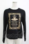 画像1: Jane Marple / Angel printed long sleeve T-shirt M ブラック H-26-04-18-1029-JM-TO-AK-ZH (1)
