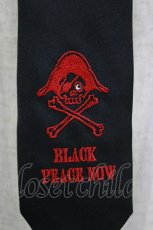 画像2: BPN / ロゴ刺繍ネクタイ  黒 H-26-04-18-1004-GO-ZA-KB-ZH (2)