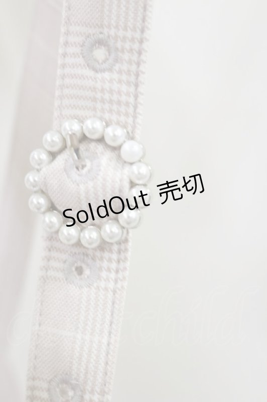 画像3: Honey Cinnamon / サス付きチェックフレアスカート Free ピンク H-26-04-18-016-LO-SK-NS-ZH (3)