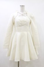 画像1: An MILLE / クロスリボンフレアワンピース Free オフ H-26-04-18-020-EL-OP-NS-ZH (1)