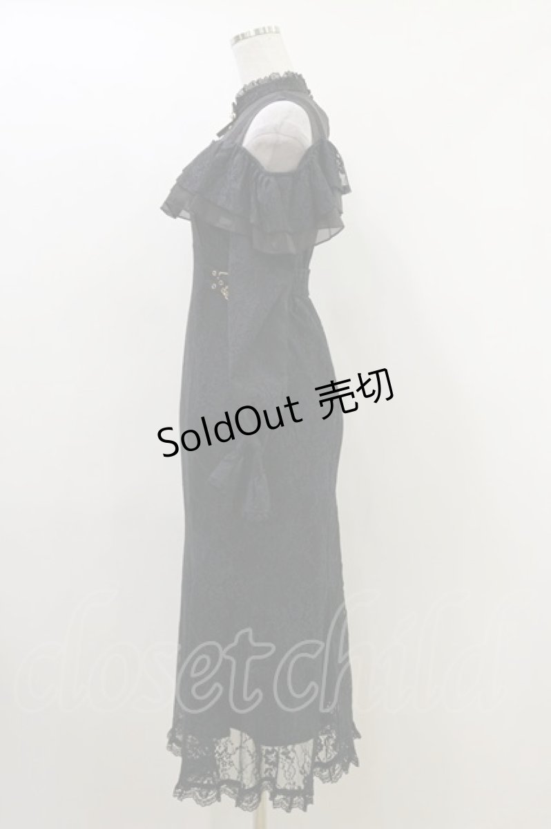 画像3: couture BY ROJITA / 肩開き総レースワンピース Free ブラック H-26-04-18-024-GO-OP-NS-ZH (3)