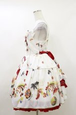 画像3: metamorphose / 乙女の白昼夢フリルジャンパースカート FREE 白 H-26-04-18-030-ME-OP-YZ-ZH (3)