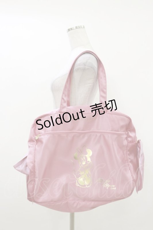 画像1: Maison de FLEUR / キャリーオンバッグ  ピンク H-26-04-18-031-LO-BG-YZ-ZH (1)