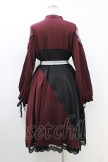 画像2: Favorite / 花束ワンピース XL ワイン H-26-04-19-1030-LO-OP-NS-ZH (2)