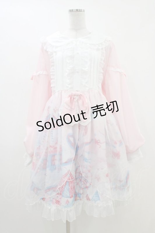 画像1: Taberunosky / ワンピース 3L ピンク H-26-04-19-1033-0-OP-NS-ZH (1)