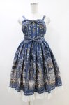 画像1: Psalm of Lyra（海外ロリータブランド） / ジャンパースカート S ネイビー H-26-04-19-1039-0-SK-NS-ZH (1)
