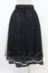 画像2: axes femme / 星座柄チュールフリルスカート M ブラック H-26-04-19-1040-AX-SK-NS-ZH (2)