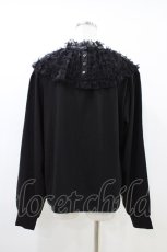 画像2: alcali / リボンカラーモックネックカットソー Free ブラック H-26-04-19-1042-LO-TO-NS-ZH (2)