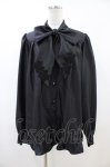 画像1: Enchantlic Enchantilly / ノーブルリボンタイブラウス Free ブラック H-26-04-19-1046-LO-BL-NS-ZH (1)